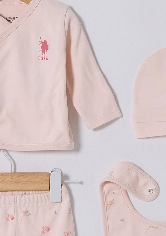 US POLO ASSN Pembe Kız Bebek Hastane Çıkışı