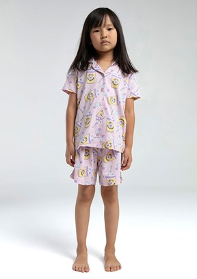 ROLY POLY - RP3624-2 Kız Çocuk Pembe Pijama Takımı