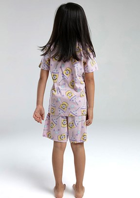ROLY POLY - RP3624-G Kız Çocuk Pembe Pijama Takımı
