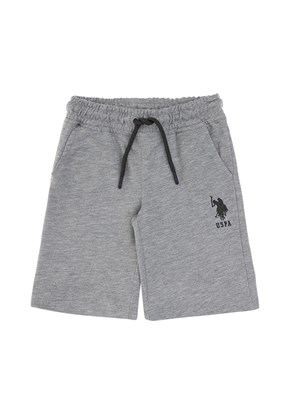 US POLO ASSN Gri Erkek Çocuk Kapri Şort