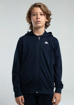 KAPPA Lacivert Erkek Çocuk Fermuarlı Sweat Shirt
