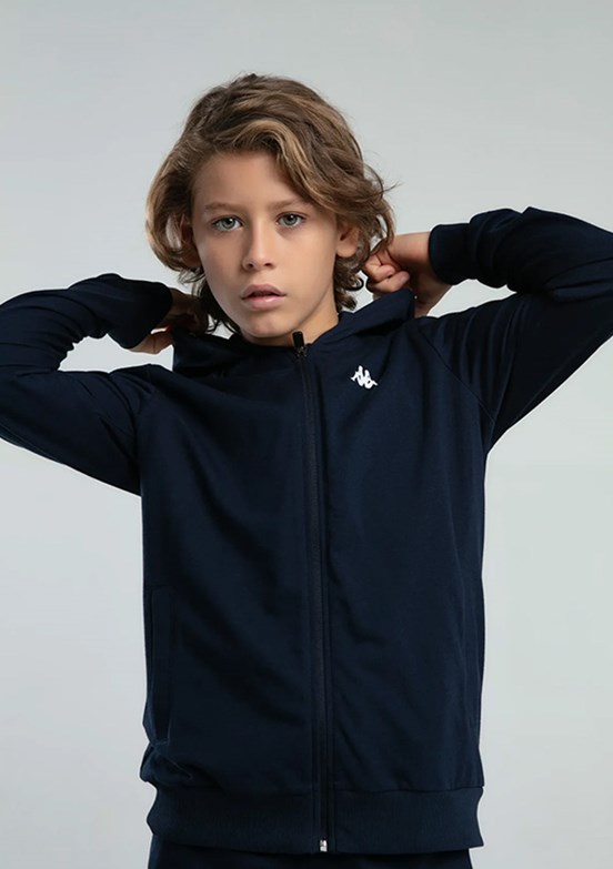 KAPPA Lacivert Erkek Çocuk Fermuarlı Sweat Shirt