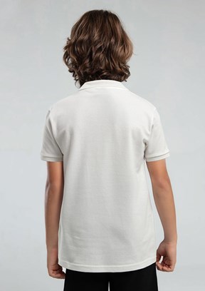 KAPPA Beyaz Erkek Çocuk Polo Yaka T-Shirt