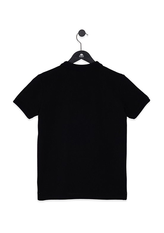 KAPPA Siyah Erkek Çocuk Polo Yaka T-Shirt