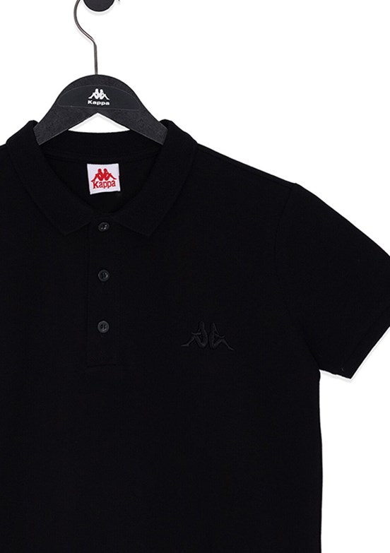 KAPPA Siyah Erkek Çocuk Polo Yaka T-Shirt