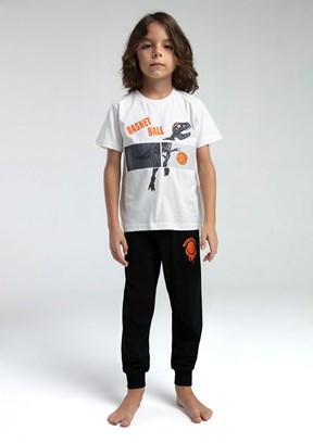 ROLY POLY Beyaz Erkek Çocuk Pijama Takımı