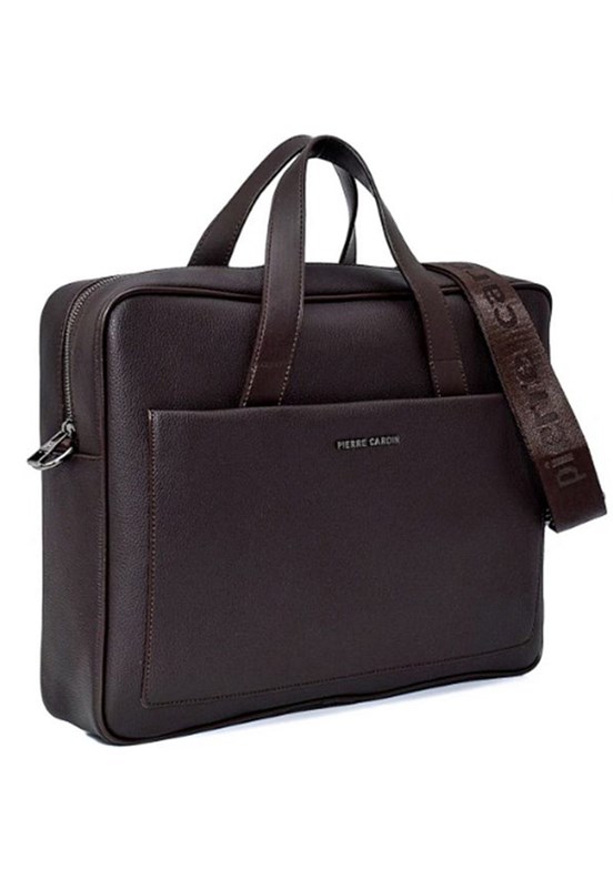 PİERRE CARDİN Kahverengi Unisex Laptop Çantası