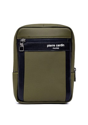 PİERRE CARDİN Yeşil Erkek El Çantası