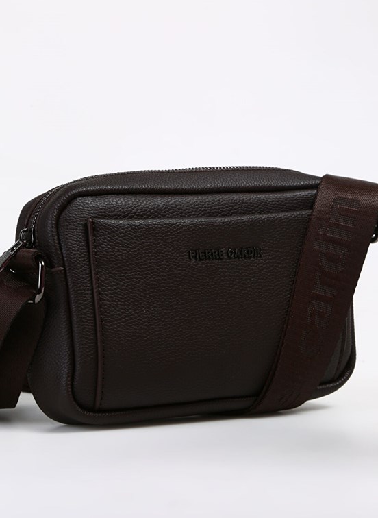 PİERRE CARDİN Kahverengi Erkek Postacı Çanta