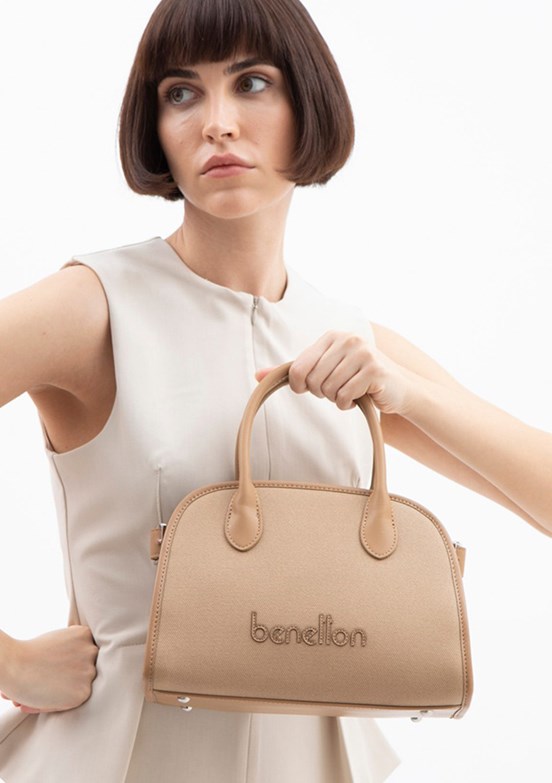 BENETTON Camel Kadın El Çantası