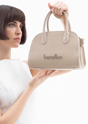 BENETTON Bej Kadın El Çantası