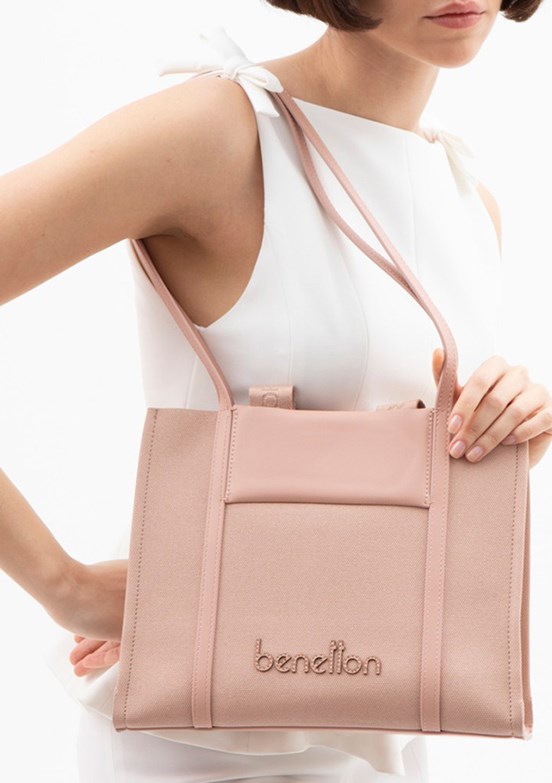 BENETTON Pembe Kadın El Çantası