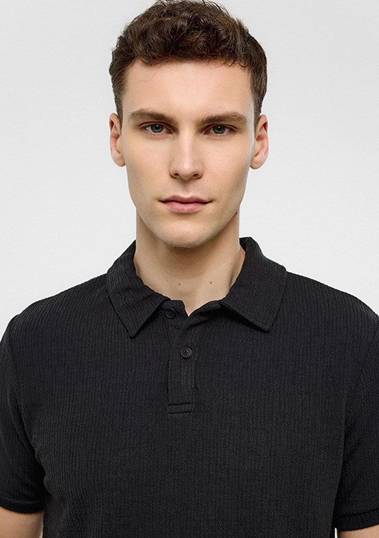 BACKANDBOND Siyah Erkek Polo Yaka T-Shirt