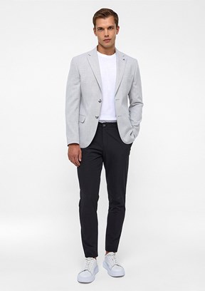 SÜVARİ Gri Erkek Slim Ceket
