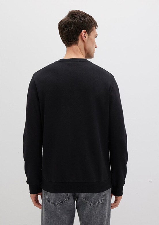 MAVİ Siyah Erkek Bisiklet Yaka Sweatshirt