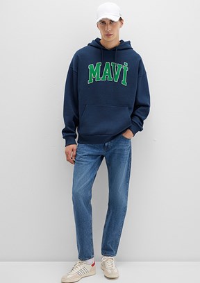 MAVİ Lacivert Erkek Baskılı Sweatshirt