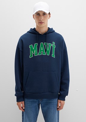 MAVİ Lacivert Erkek Baskılı Sweatshirt
