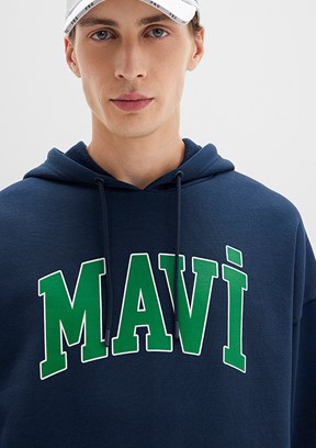 MAVİ Lacivert Erkek Baskılı Sweatshirt