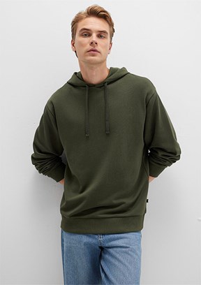 MAVİ Orman Yeşili Erkek Kapüşonlu Sweatshirt