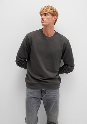 MAVİ Gri Erkek Bisiklet Yaka Sweatshirt
