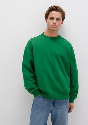 MAVİ Yeşil Erkek Bisiklet Yaka Sweatshirt