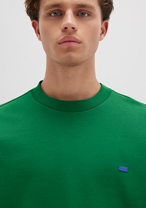 MAVİ Yeşil Erkek Bisiklet Yaka Sweatshirt