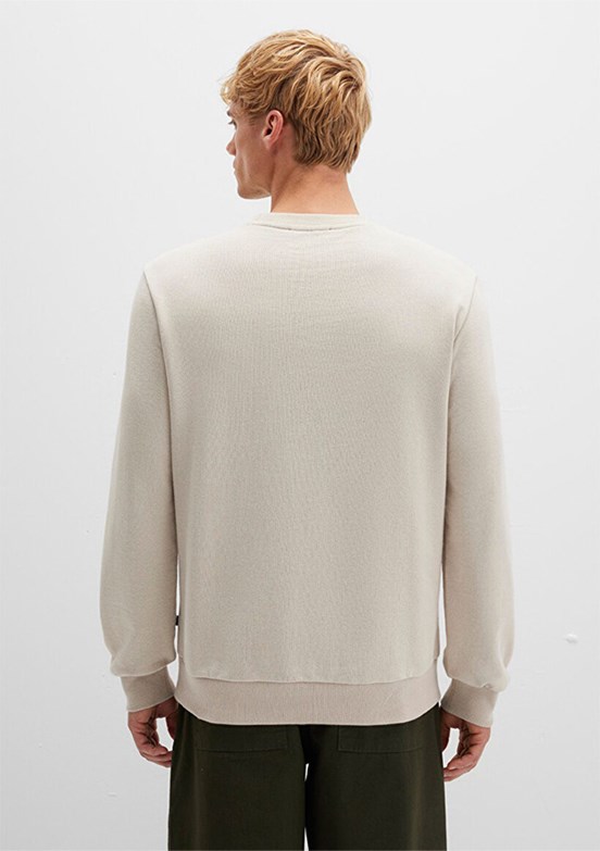 MAVİ Bej Erkek Bisiklet Yaka Sweatshirt