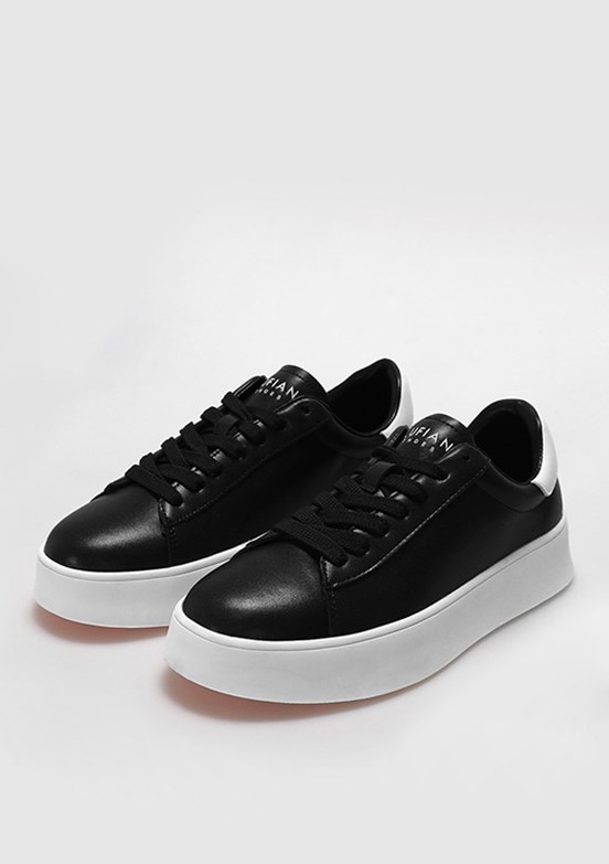 LUFİAN Siyah Erkek Sneaker Ayakkabı