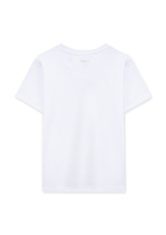 MAVİ Beyaz Erkek Çocuk Baskılı T-Shirt