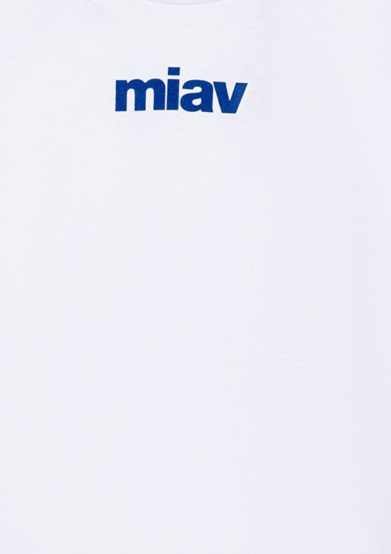 MAVİ Beyaz Erkek Çocuk Baskılı T-Shirt