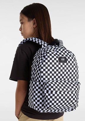 VANS Siyah-Beyaz Unisex Okul Çantası