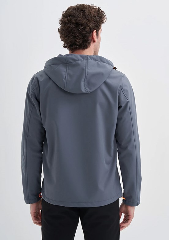 CAZADOR Caz 1047 Erkek Antrasit Soft Shell Mont