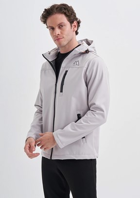 CAZADOR Caz 1047 Erkek Gri Soft Shell Mont