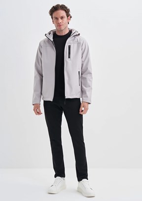 CAZADOR Caz 1047 Erkek Gri Soft Shell Mont