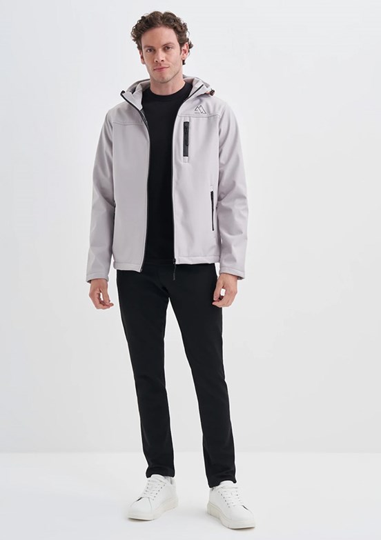 CAZADOR Caz 1047 Erkek Gri Soft Shell Mont