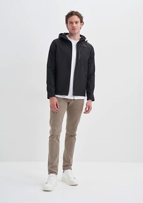 CAZADOR Caz 1047 Erkek Siyah Soft Shell Mont