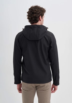 CAZADOR Caz 1047 Erkek Siyah Soft Shell Mont