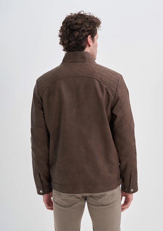 CAZADOR Caz 1062 Erkek Kahverengi PU Mont