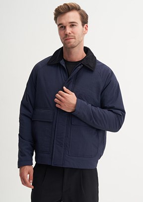 CAZADOR Caz 1319 Erkek Lacivert Fermuarlı Mont