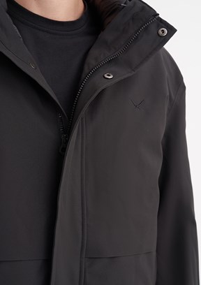 CAZADOR Caz 1329 Erkek Siyah Fermuarlı Mont