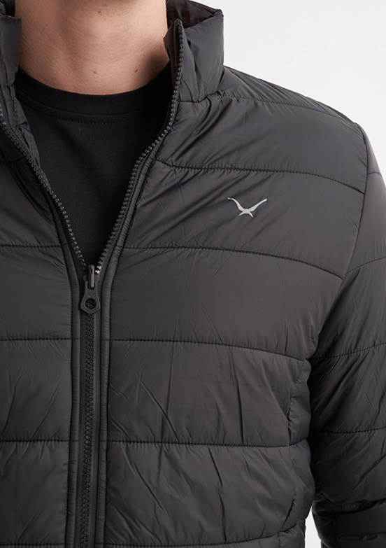 CAZADOR Caz 1329 Erkek Siyah Fermuarlı Mont