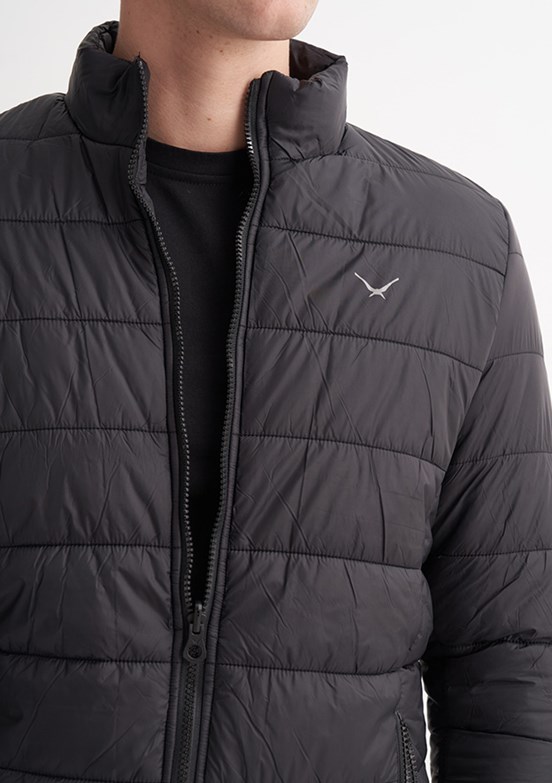 CAZADOR Caz 1329 Erkek Siyah Fermuarlı Mont