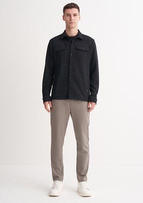 CAZADOR Caz 5349 Erkek Lacivert Polo Yaka Sweatshirt