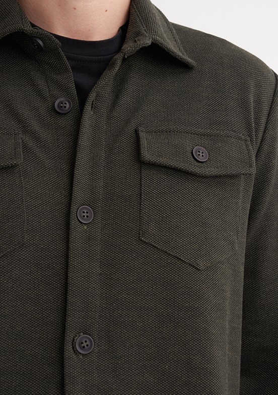 CAZADOR Caz 5349 Erkek Yeşil Polo Yaka Sweatshirt