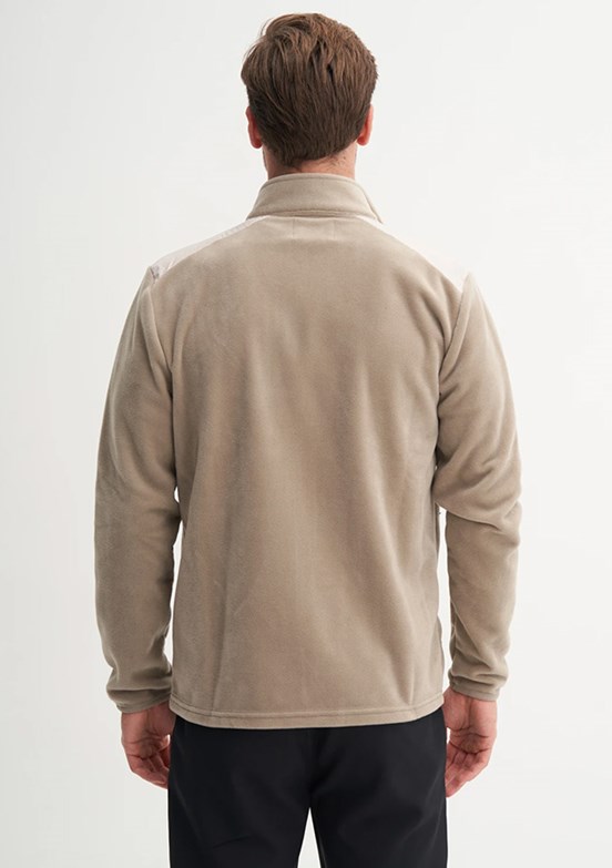 CAZADOR Caz 5365 Erkek Bej Dik Yaka Sweatshirt