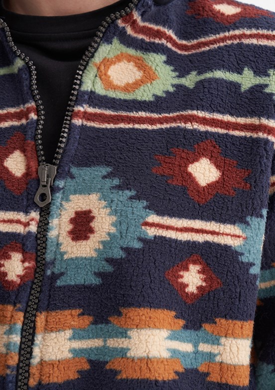 CAZADOR Caz 5392 Erkek Lacivert Dik Yaka Sweatshirt