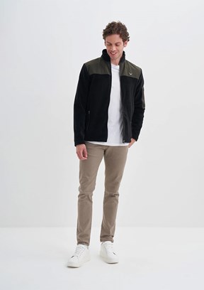 CAZADOR Siyah Erkek Dik Yaka Sweatshirt