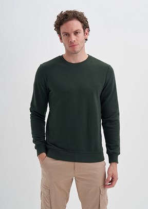 CAZADOR Caz 5610 Erkek Çok Renkli Bisiklet Yaka Sweatshirt
