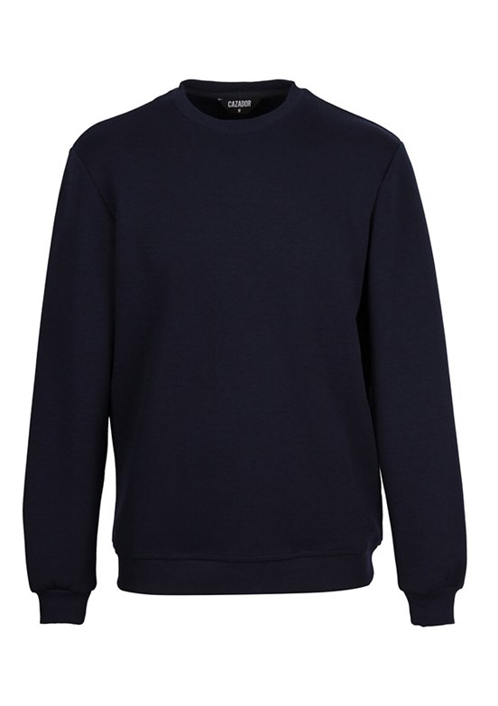 CAZADOR Caz 5352 Erkek Lacivert Bisiklet Yaka Sweatshirt