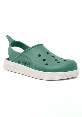 BOATİLUS Rubber Sabot Cloggy Forest/White Erkek Çocuk Sandalet